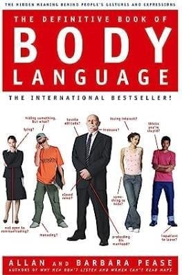An image of the cover of one of the good books you should read in 2023 called The Definitive Book of Body Language by Allan and Barbara Pease