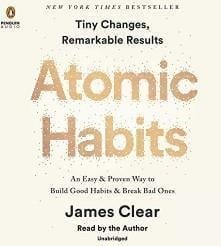 An image of the cover of one of the good books you should read in 2023 called Atomic Habits by James Clear
