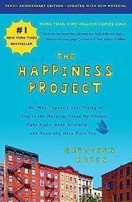 An image of the cover of one of the good books you should read in 2023 called The Happiness Project by Gretchen Rubin