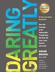 An image of the cover of one of the good books you should read in 2023 called Daring Greatly by Brenè Brown
