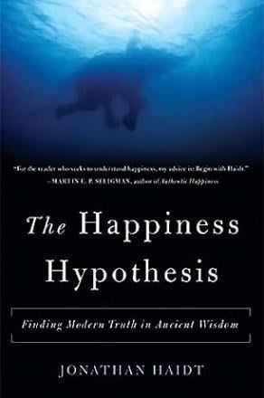 An image of the cover of one of the good books you should read in 2023 called The Happiness Hypothesis by Jonathan Haidt