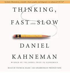 An image of the cover of one of the good books you should read in 2023 called Thinking, Fast and Slow by Daniel Kahneman