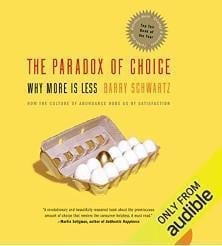 An image of the cover of one of the good books you should read in 2023 called The Paradox of Choice by Barry Schwartz