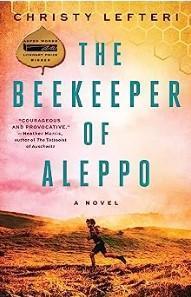 An image of the cover of one of the good books you should read in 2023 called The Beekeeper of Aleppo by Christy Lefteri