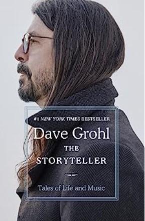 An image of the cover of one of the good books you should read in 2023 called The Storyteller by Dave Grohl