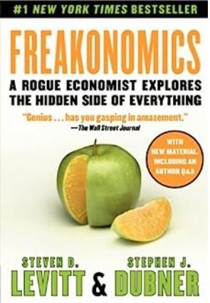 An image of the cover of one of the good books you should read in 2023 called Freakonomics by Stephen D. Levitt and Stephen J. Dubner.