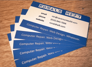 ways to make your business card awesome