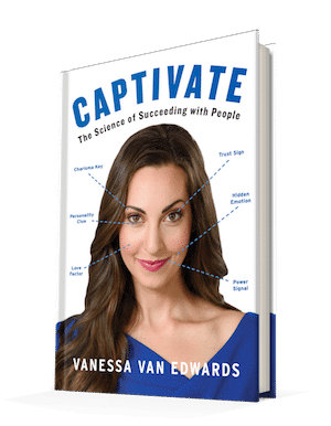 captivate, captivate book, vanessa van edwards, writing process 