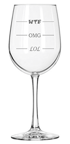 funny wine glass