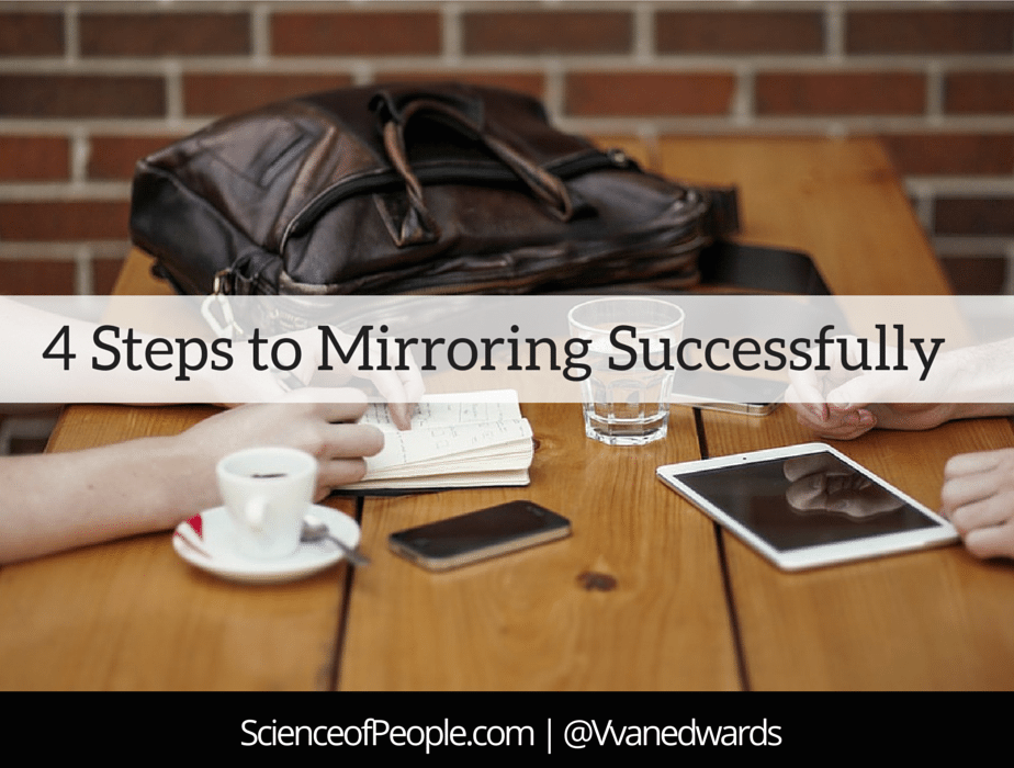 Mirroring Body Language, mirroring