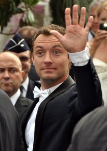 Jude Law giving the eyebrow flash