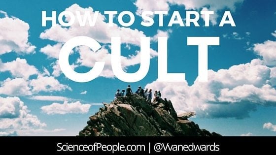 start a cult
