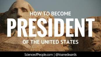 how to become president, how to become the president, how to be the president of the united states