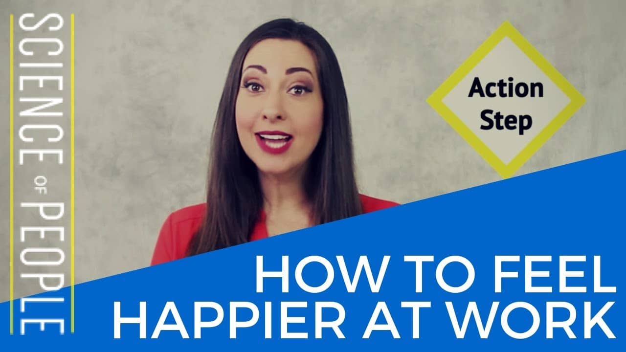 how to be happy at work