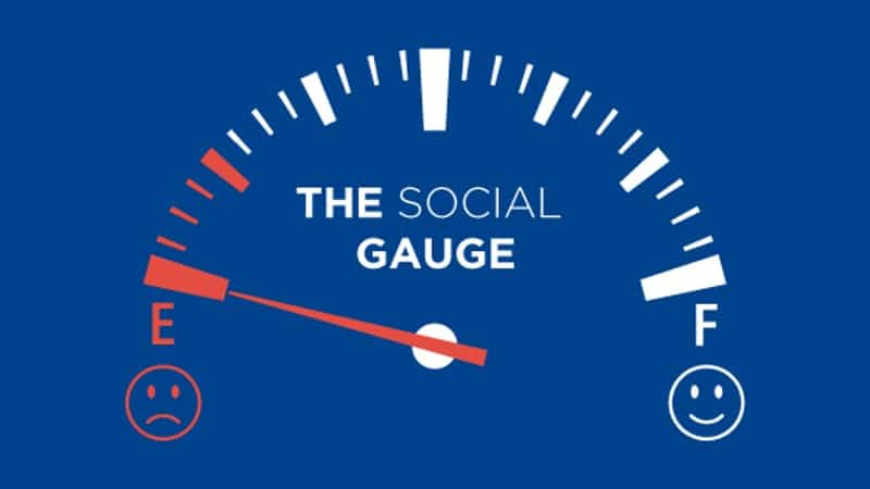 The Social Gauge needs to be recharged if you are lonely.