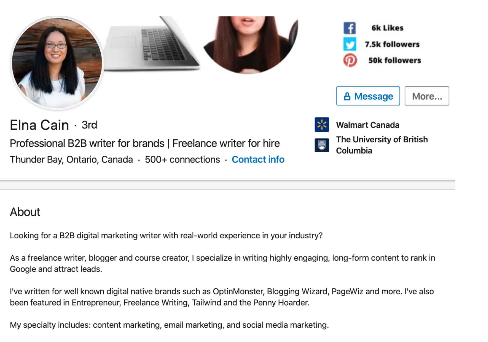 good linkedin profile examples 2021 good linkedin profile examples 2021
