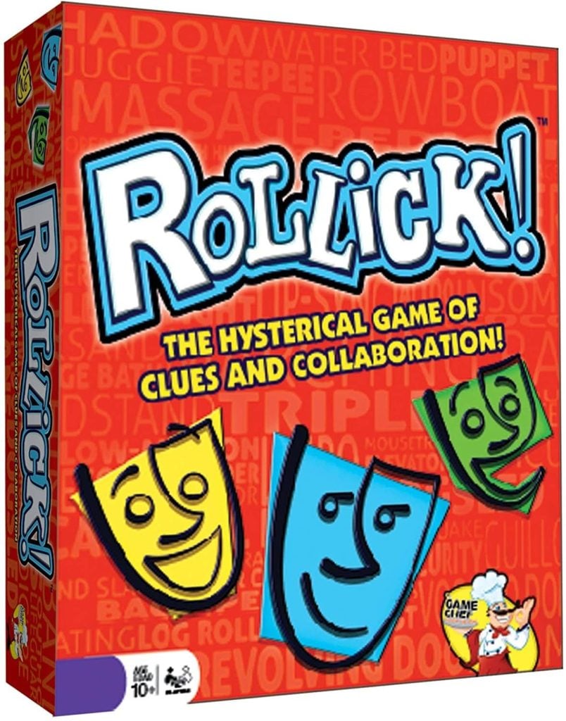 Rollick board game for exercise
