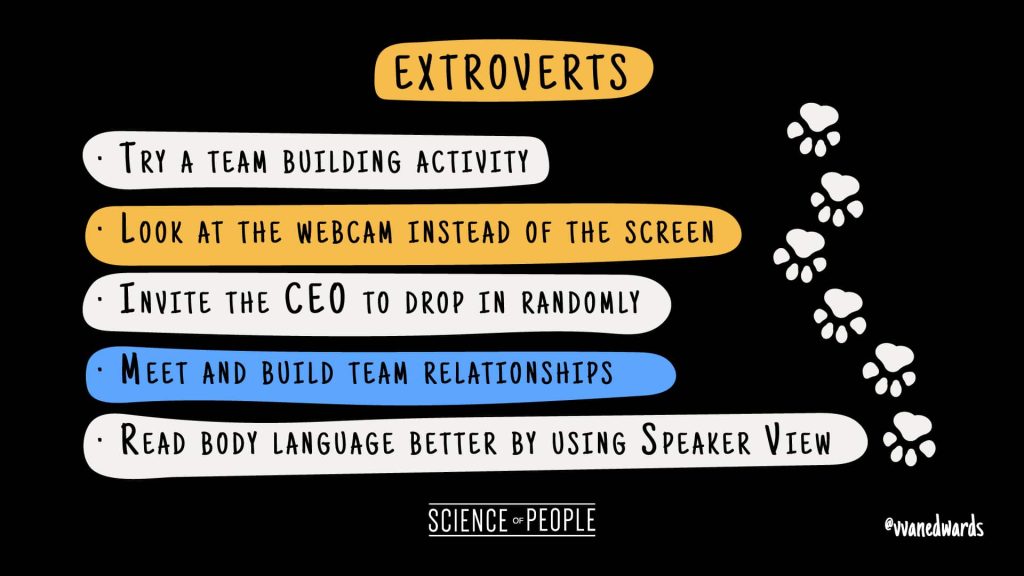 Tips for Extroverts to combat Zoom fatigue