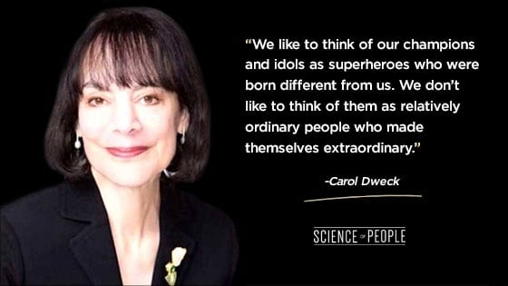 “We like to think of our champions and idols as superheroes who were born different from us. We don’t like to think of them as relatively ordinary people who made themselves extraordinary.”