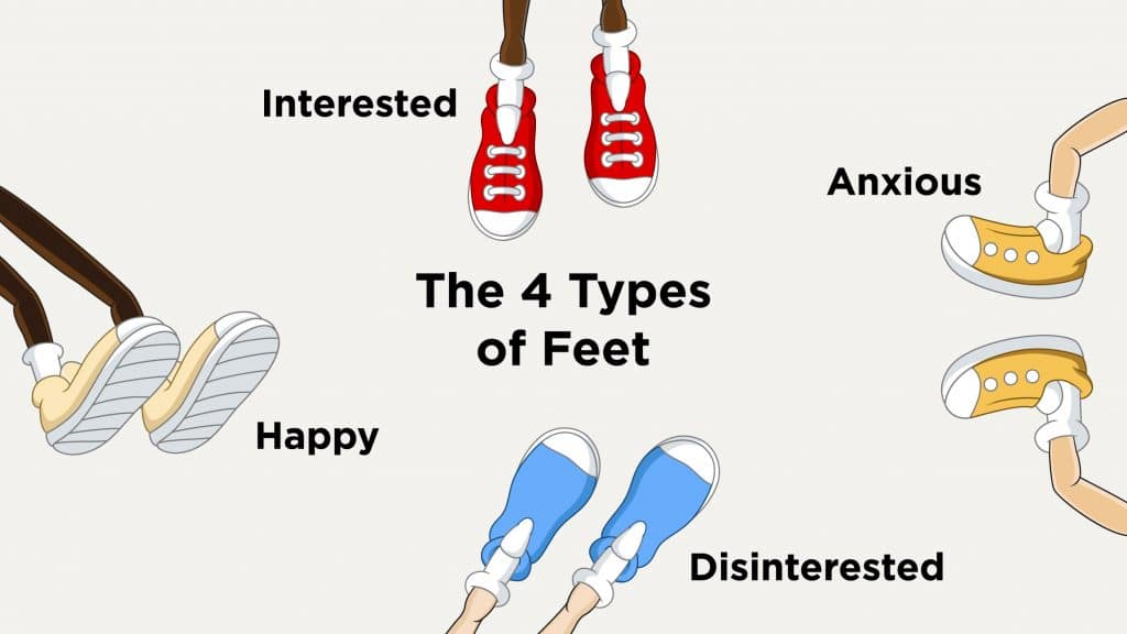 The 4 Types of Feet Body Language