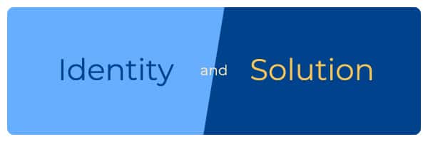 Identity vs Solution banner