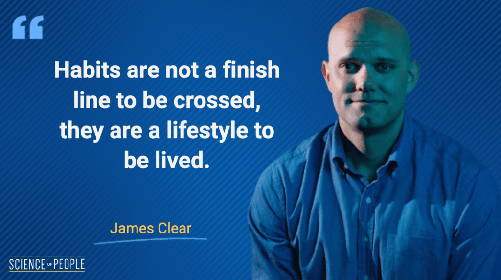 James Clear quote