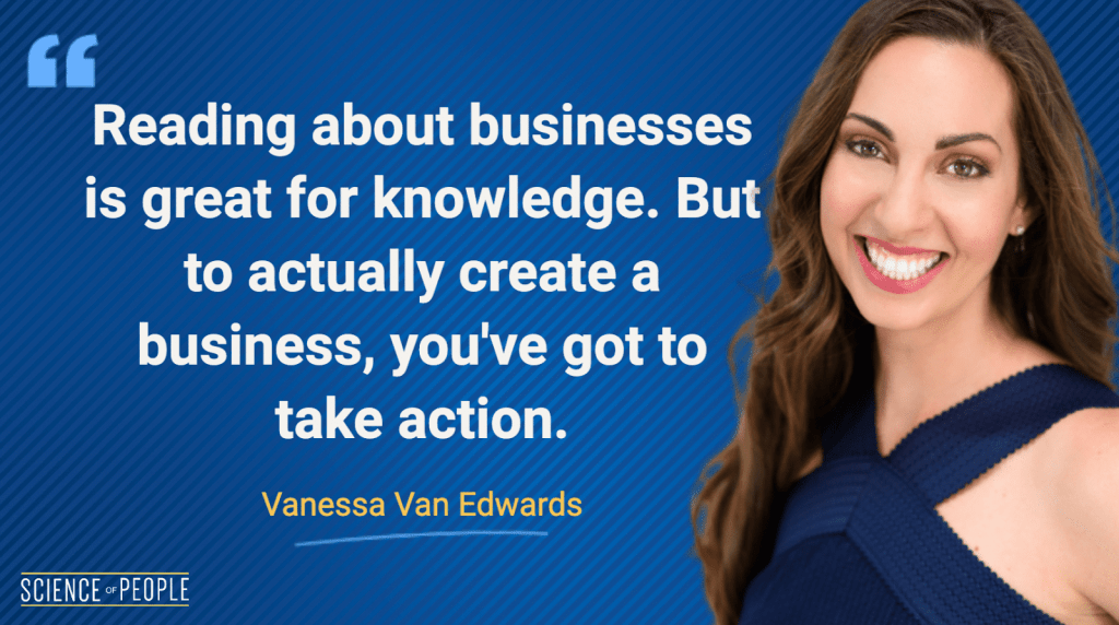 Vanessa van Edwards quote on business books