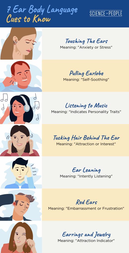 7 Ear Body Language Cues to Know graphic