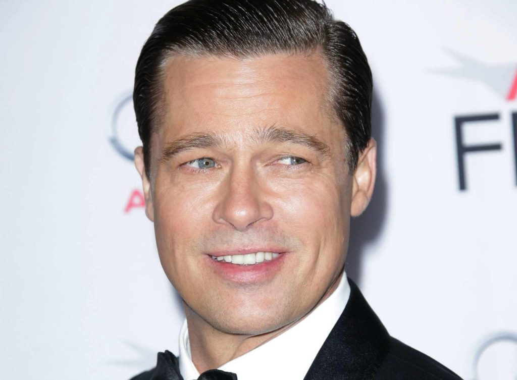 Portrait of Brad Pitt smiling