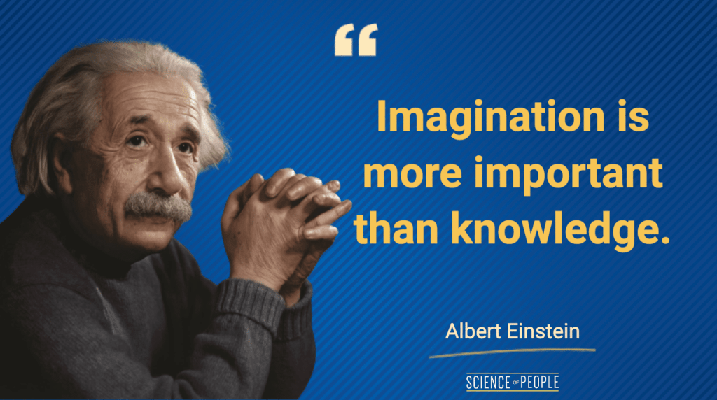 "Imagination is more important than knowledge" - Albert Einstein Quote