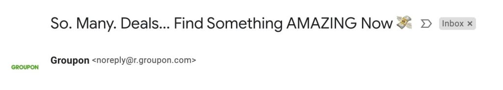 So. Many. Deals... Find something AMAZING now - Email Subject Line example