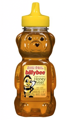 Image of a honey bear-shaped package