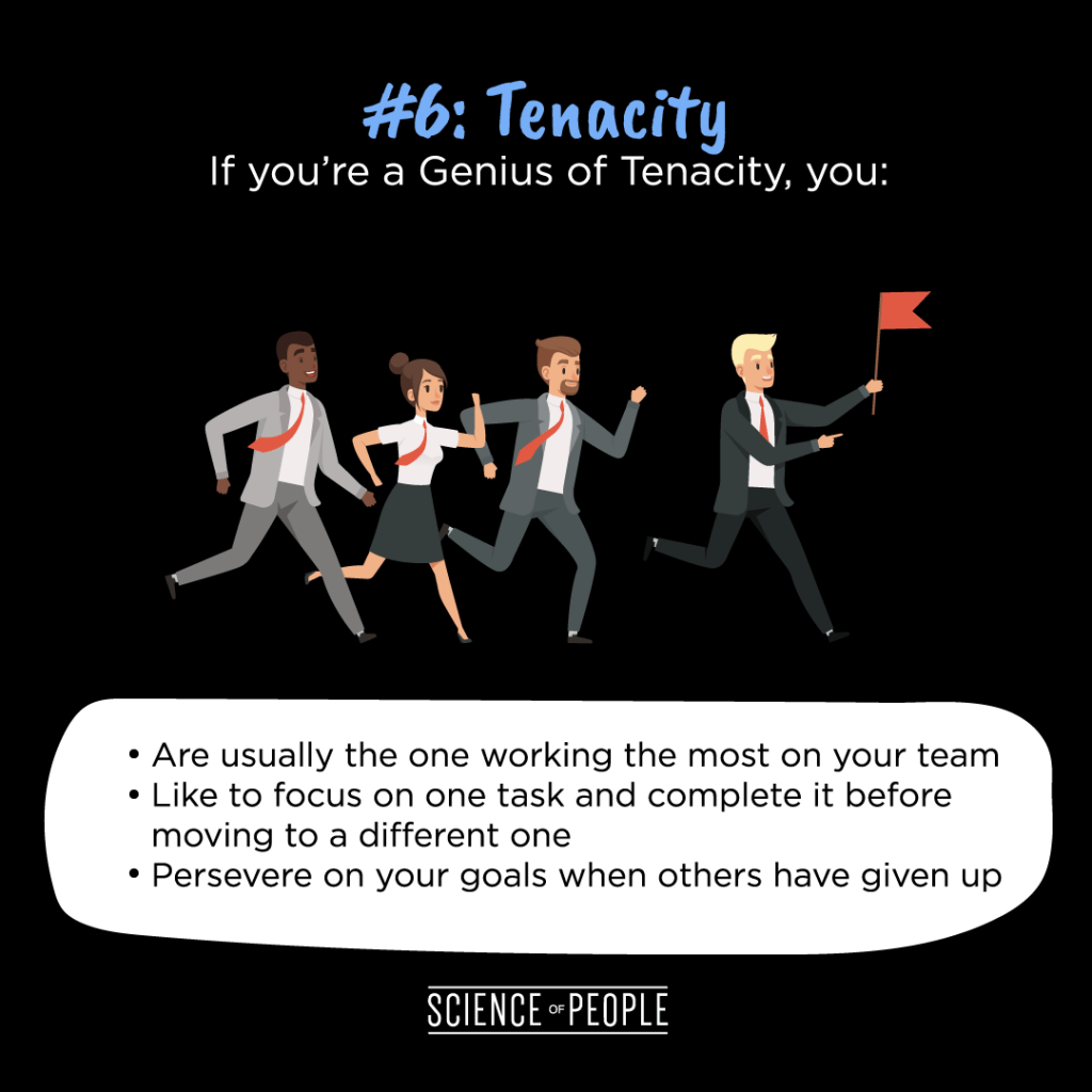 Work Style #6 - Tenacity