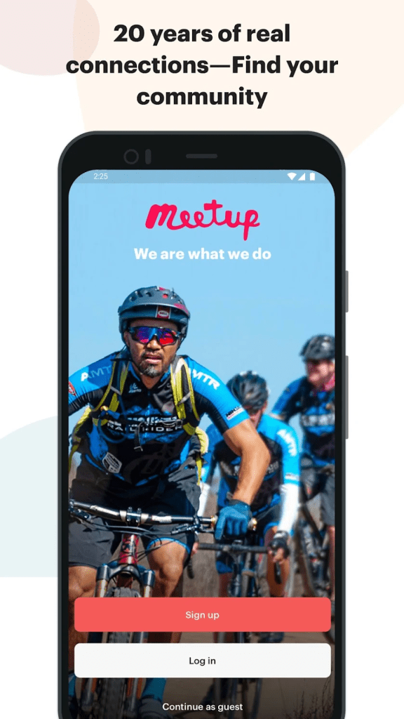 Meetup app