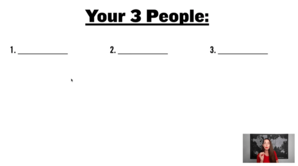 Your 3 people chart