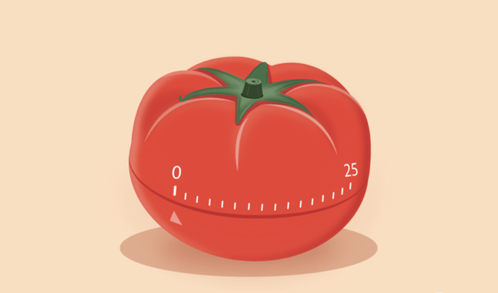 A tomato timer