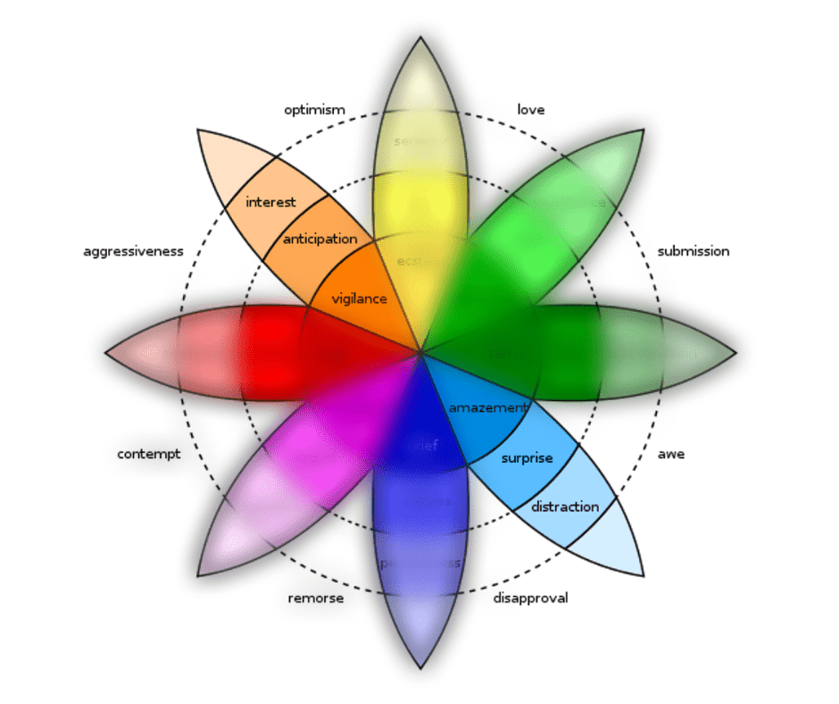 The emotions wheel complementary