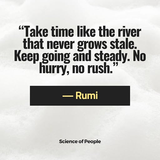 A quote about life by Rumi