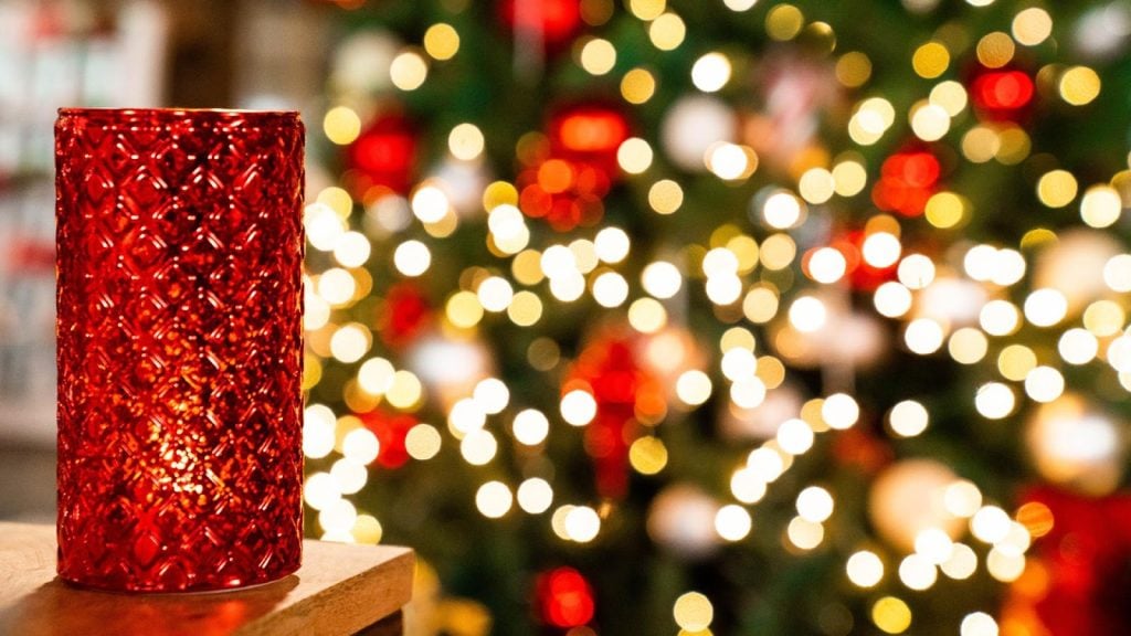 Blurred Christmas Tree Lights