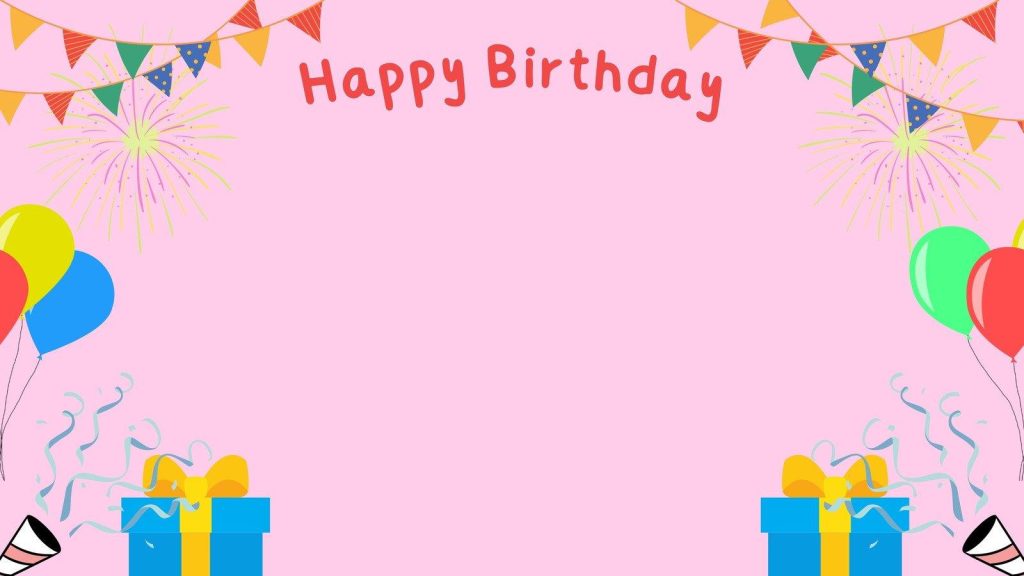 Free custom birthday Zoom background templates | Canva