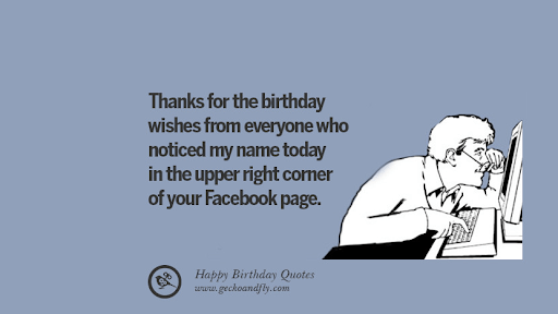 birthday thank you quotes for facebook