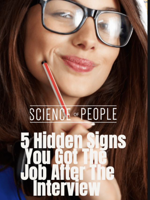 Hidden Signs You Got The Job After The Interview