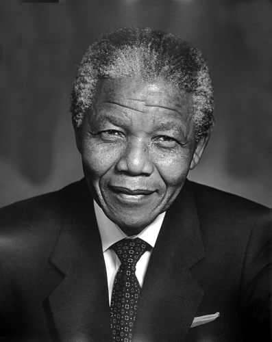 An image of Nelson Mandela. Even though he didn't die until 2013, most people remember him dying in the 80's which is an example of the mandela effect.