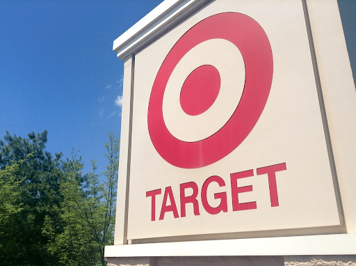 An image of the Target logo which has one red ring with a red bulls-eye in the center. But some remember two red rings and a white bulls-eye. This is an example of the mandela effect.