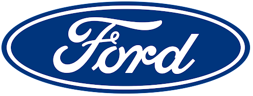 An image of the Ford car logo. Some people recall the Ford logo without a curly flourish on the "F," but the actual logo has a little loop or curl at the end of the letter's horizontal line. This is an example of the mandela effect.