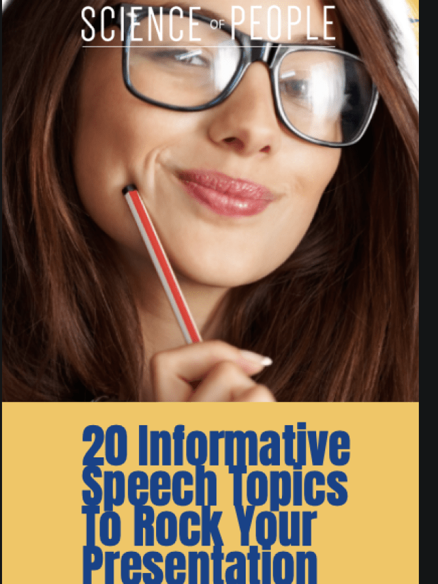 what makes a good informative speech topic