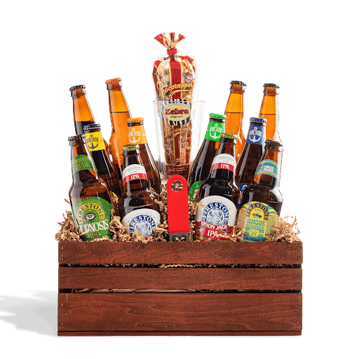Local beer as a going away gift