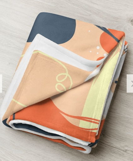 Throw blanket as a company swag idea