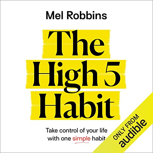 The book High Five Habit by Mel Robbins as a company swag idea
