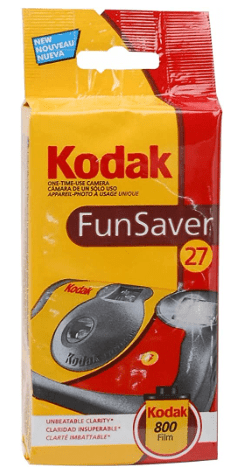KODAK Funsaver disposable camera that would make a unique employee gift.